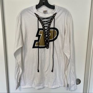 Purdue University Handmade Lace-up Long Sleeve